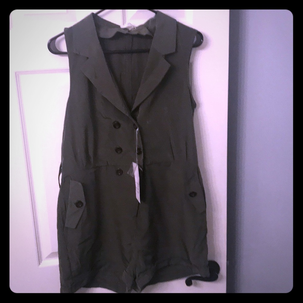 Olive Green Romper
